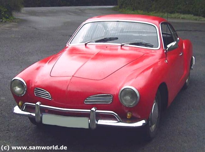 VW Karmann Ghia, Bj. 1969, Rot, 44 PS – Bild 2