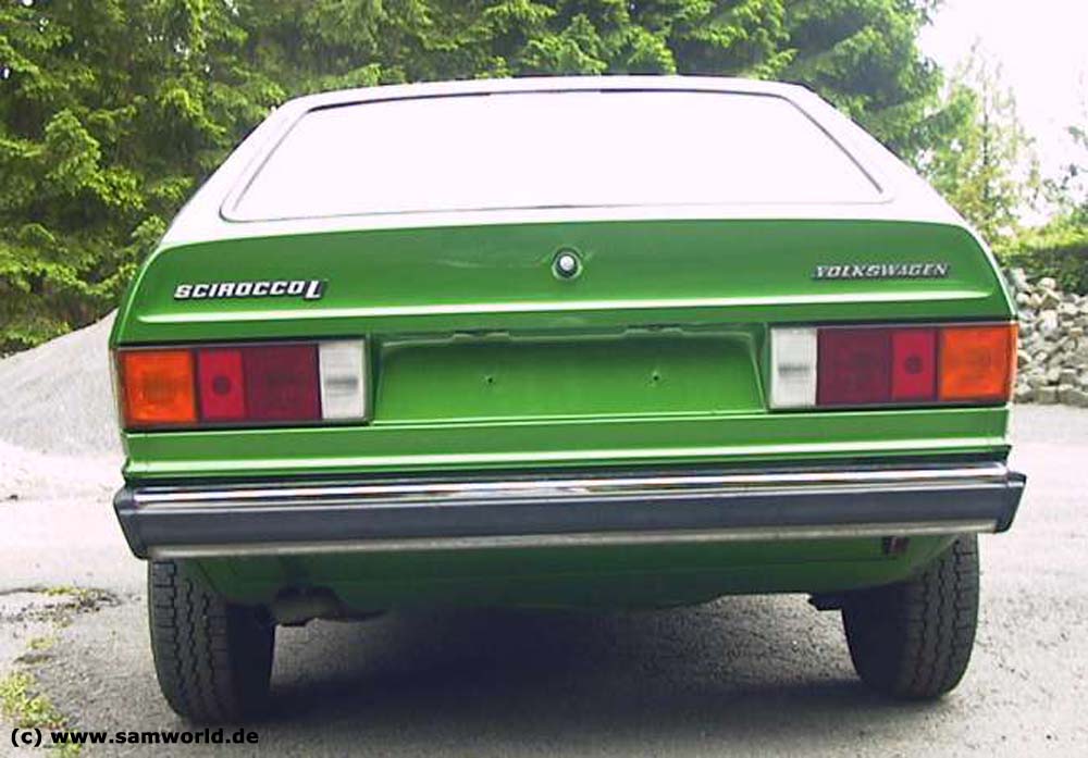 VW Scirocco I L, Bj. 1974, Palmagrün Metallic, 50 PS