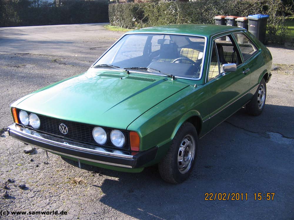 VW Scirocco I TS Automatik, Bj. 1975, Palmagrün metallic, 70 PS – Bild 2