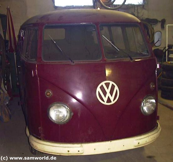 VW T1 Fensterbus, Bj. 1958, Rot, 30 PS – Bild 4